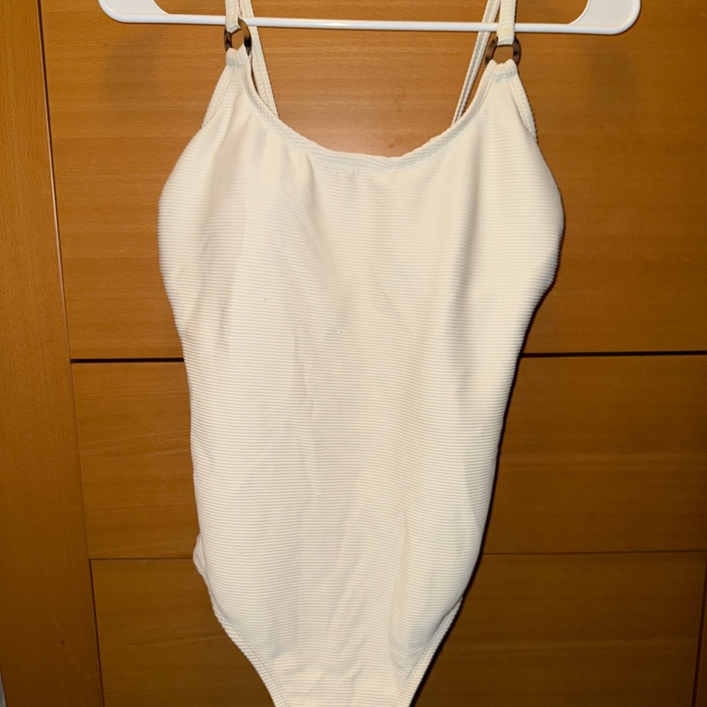 Women’s Cream One Piece Swimsuit